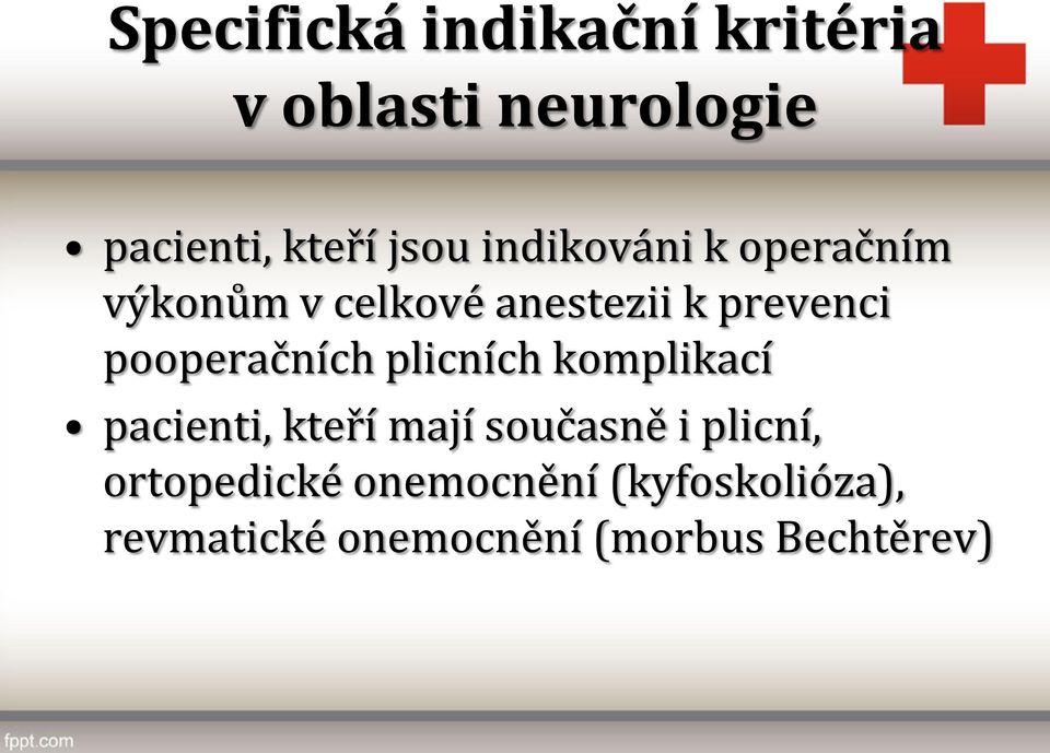 pooperačních plicních komplikací pacienti, kteří mají současně i