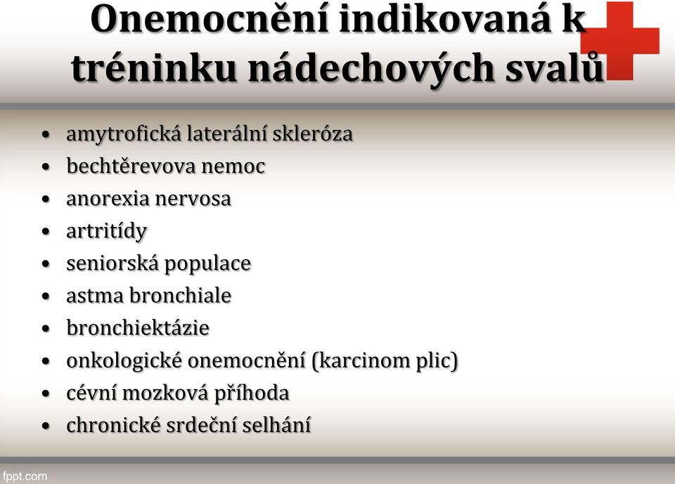 seniorská populace astma bronchiale bronchiektázie onkologické