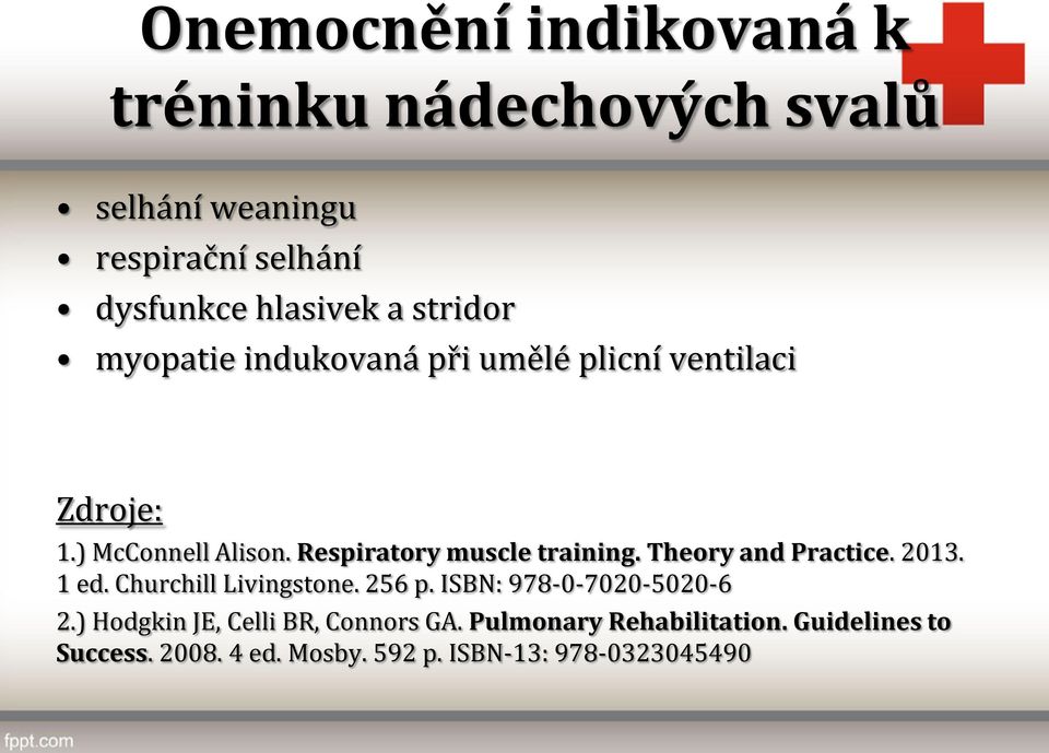 Respiratory muscle training. Theory and Practice. 2013. 1 ed. Churchill Livingstone. 256 p.