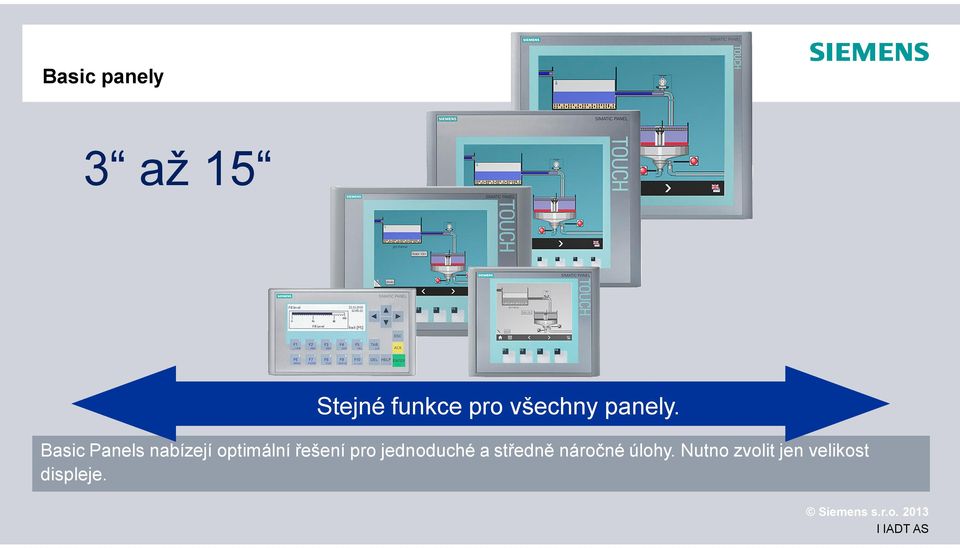 Basic Panels nabízejí optimální ešení pro