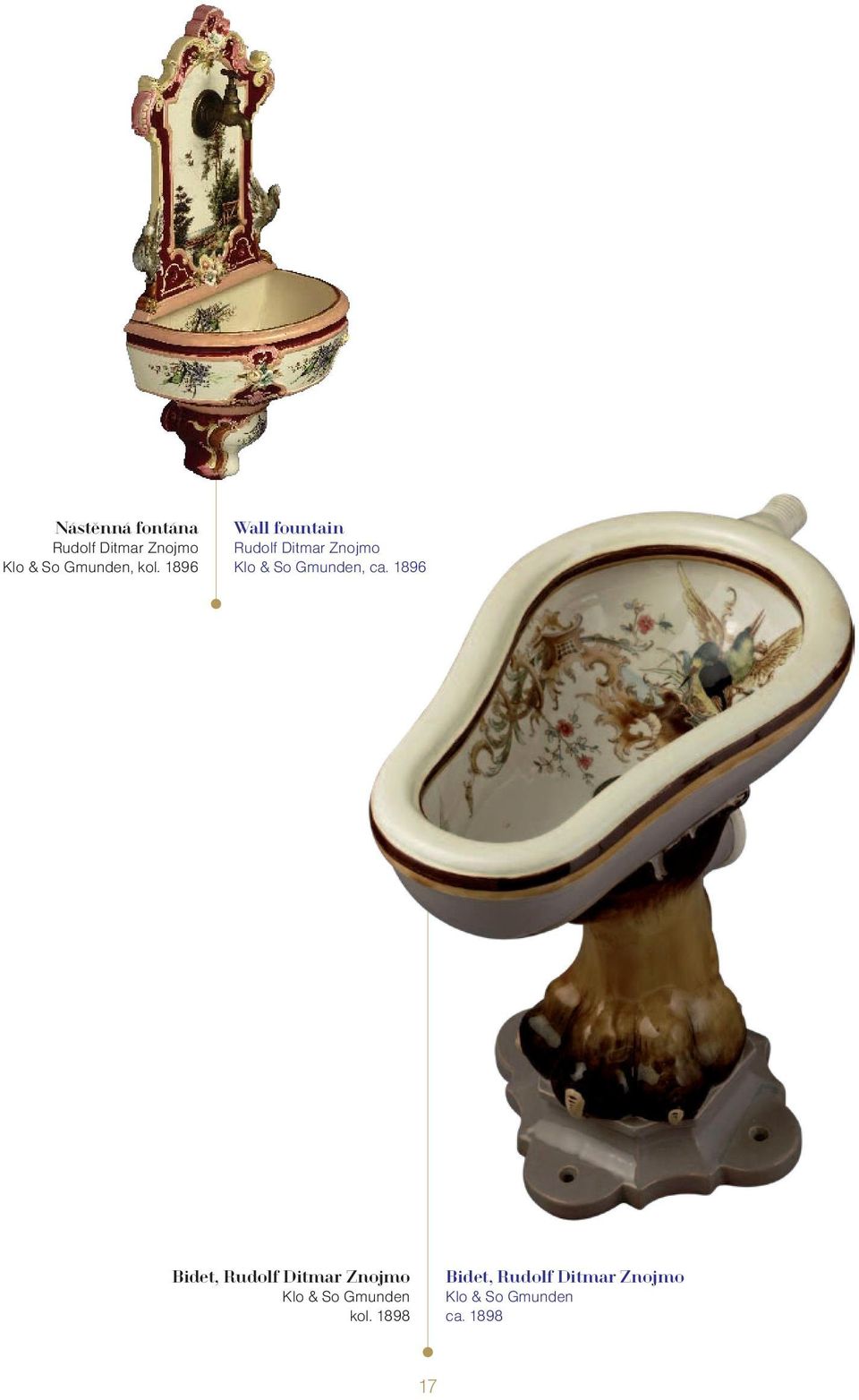 ca. 1896 Bidet, Rudolf Ditmar Znojmo Klo & So Gmunden kol.