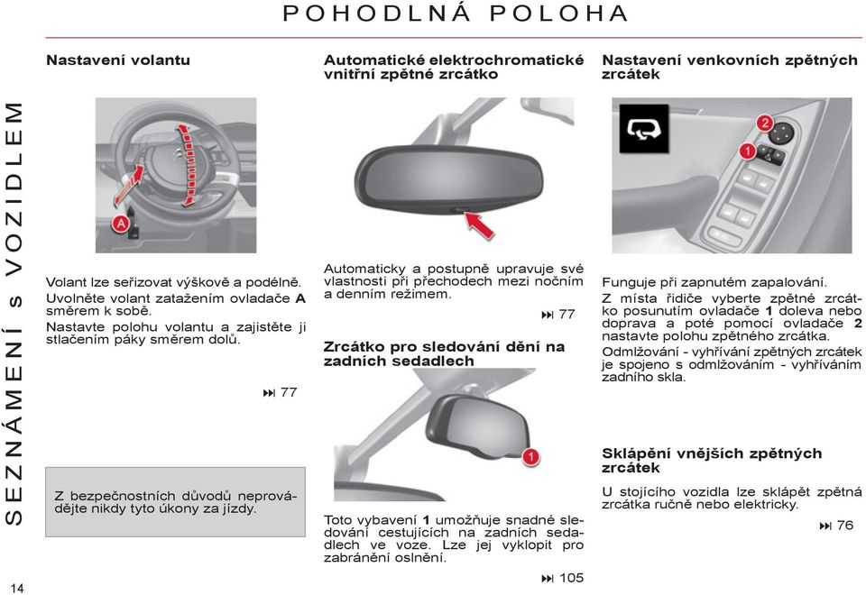 Automaticky a postupně upravuje své vlastnosti při přechodech mezi nočním a denním režimem.