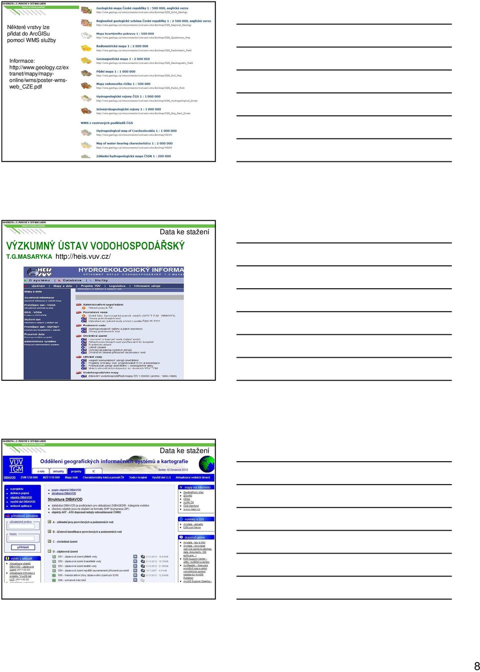 pdf Data ke stažení VÝZKUMNÝ ÚSTAV VODOHOSPODÁŘSKÝ T.G.