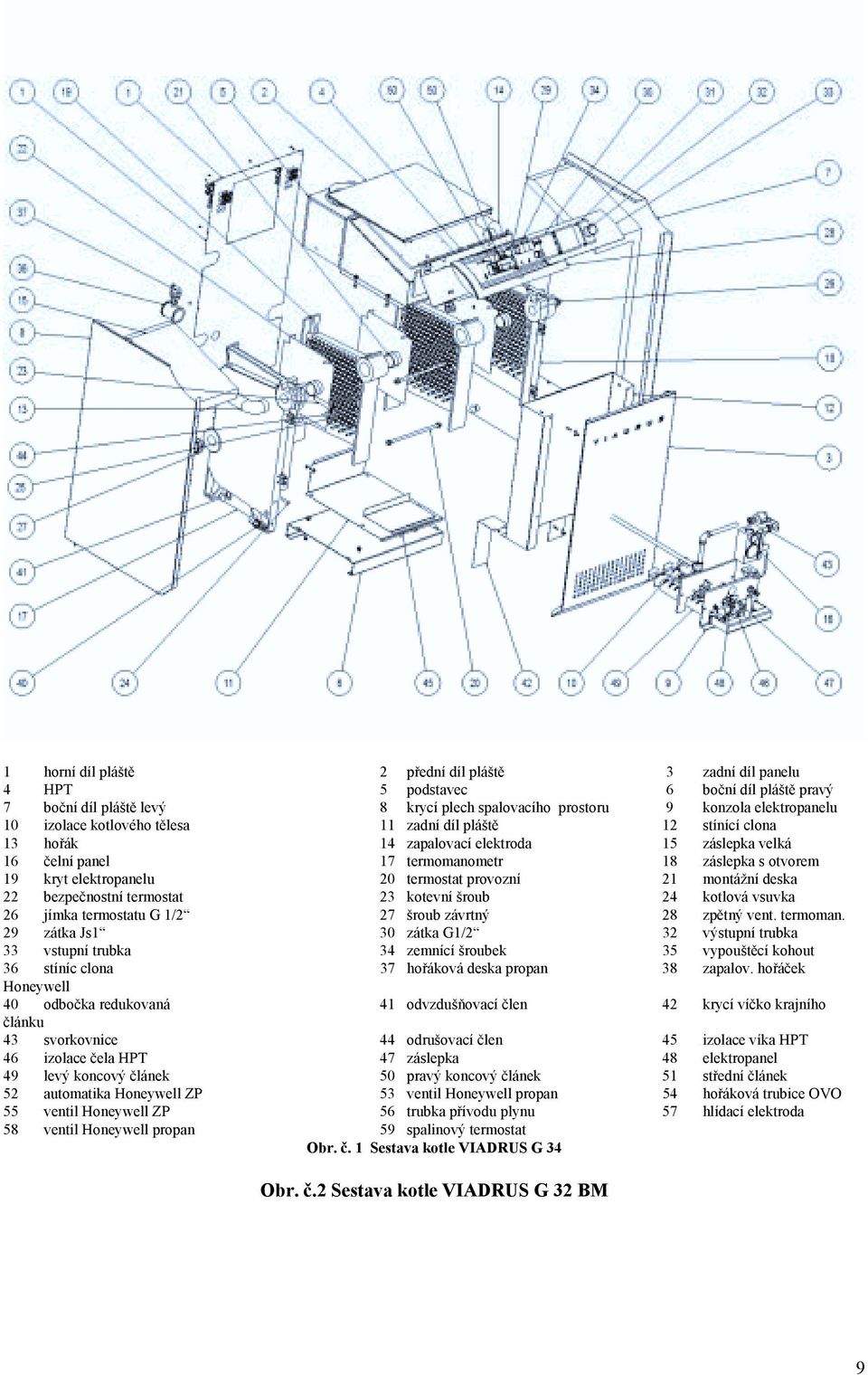 provozní 21 montážní deska 22 bezpečnostní termostat 23 kotevní šroub 24 kotlová vsuvka 26 jímka termostatu G 1/2 27 šroub závrtný 28 zpětný vent. termoman.
