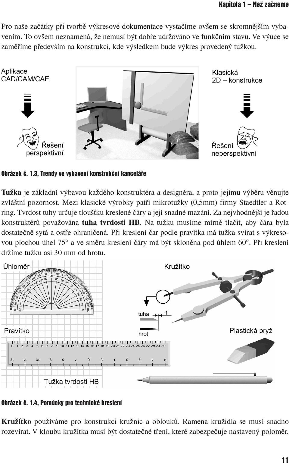 3, Trendy ve vybavení konstrukční kanceláře Tužka je základní výbavou každého konstruktéra a designéra, a proto jejímu výběru věnujte zvláštní pozornost.