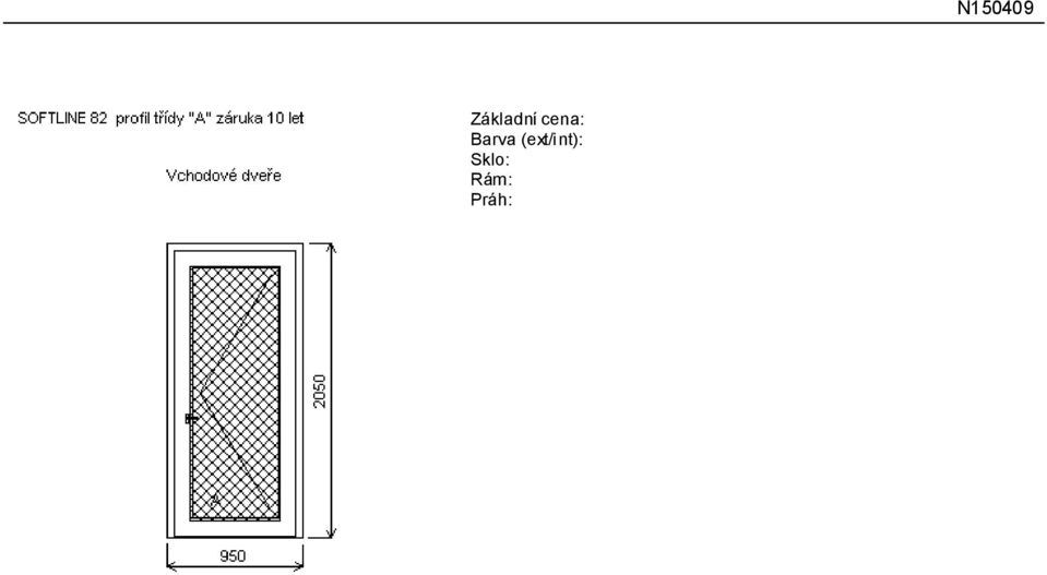 VD SL82 125mm klika VBH 52A/2200 45mmklika-klika bílá 24 905,00 Kč 3 059,00 Kč Sleva 50,0% ze základní ceny -12 453,00 Kč Popis: Hliníkové dveře Pozice: 7/: +