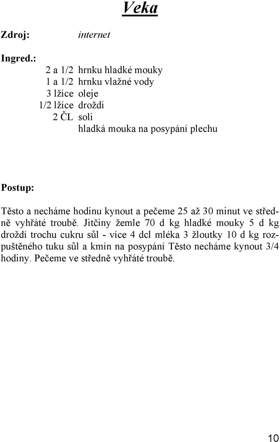 troubě.