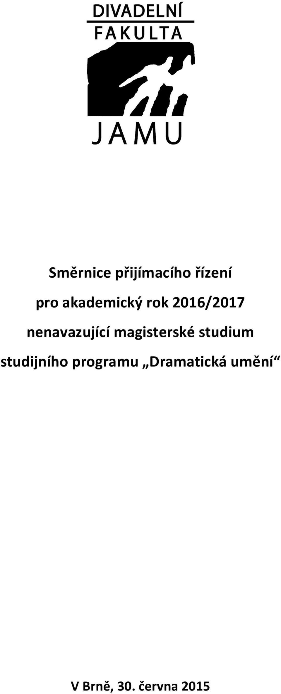 magisterské studium studijního