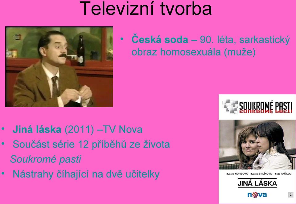 Jiná láska (2011) TV Nova Součást série 12