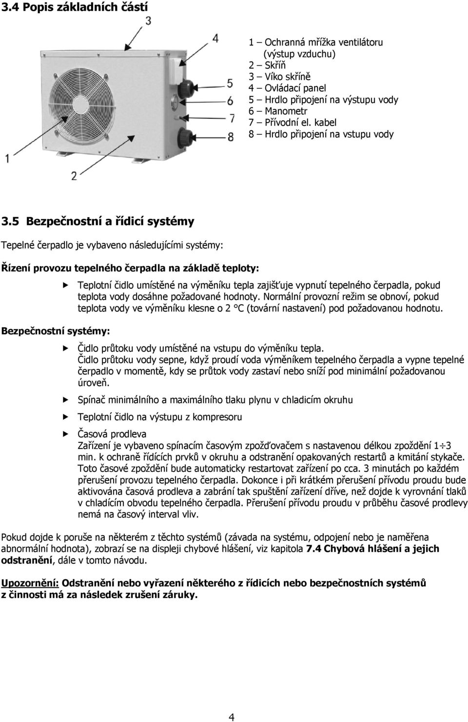 TEPELNÉ ČERPADLO BP-50WS-C - PDF Stažení zdarma