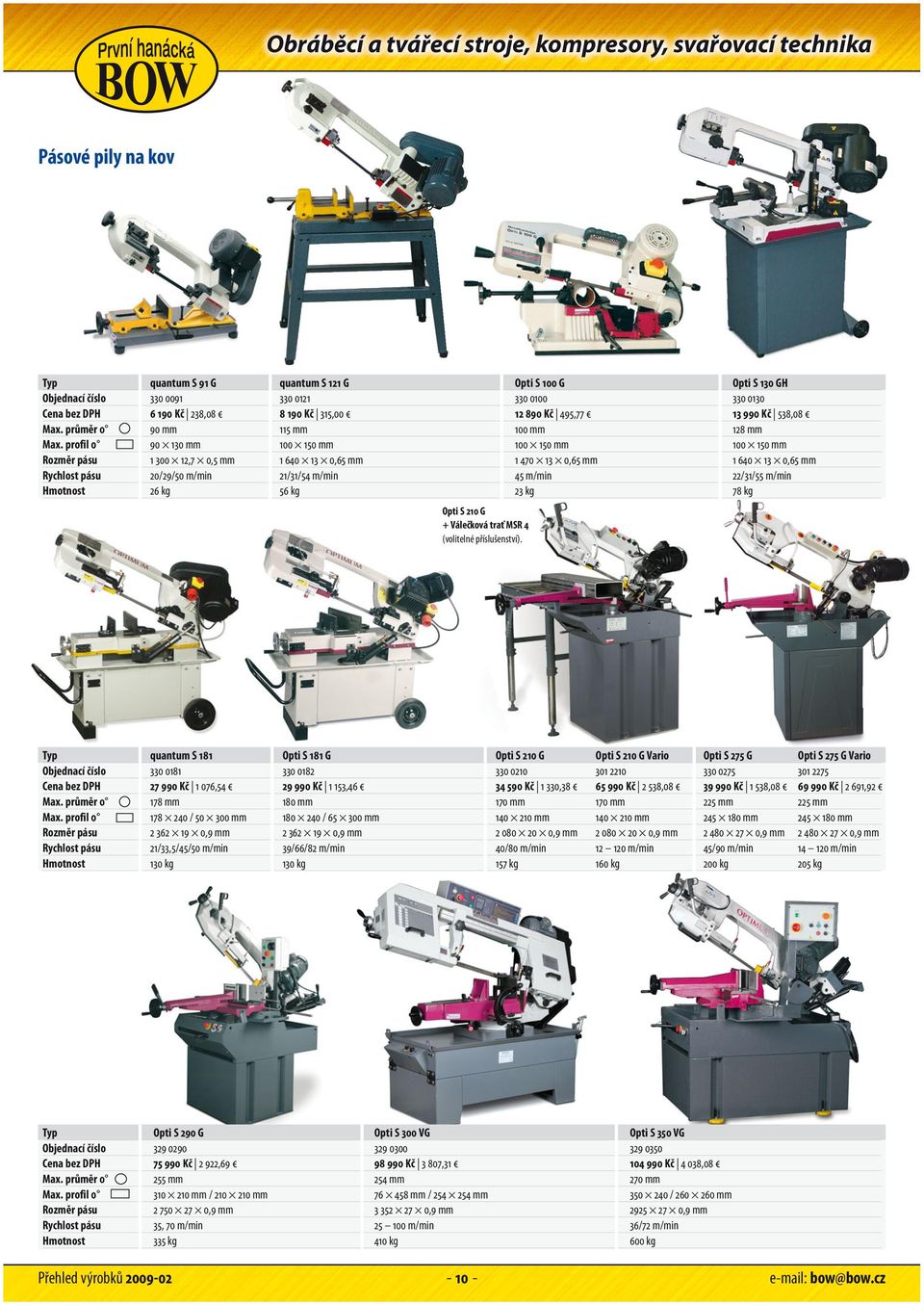 21/31/54 m/min 26 kg 56 kg Opti S 100 G 330 0100 12 890 Kč 495,77 100 mm 100 150 mm 1 470 13 0,65 mm 45 m/min 23 kg Opti S 210 G + Válečková trať MSR 4 (volitelné příslušenství).