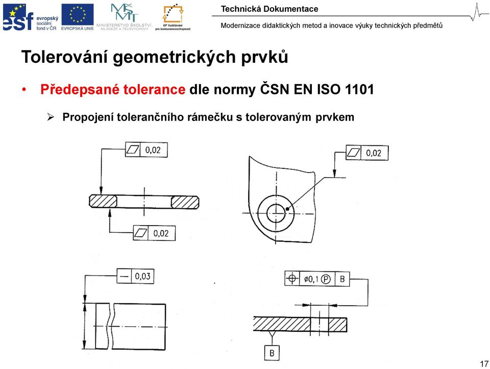 ČSN EN ISO 1101 Propojení