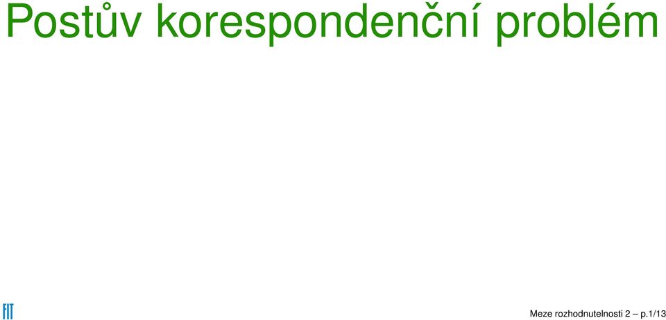 problém Meze