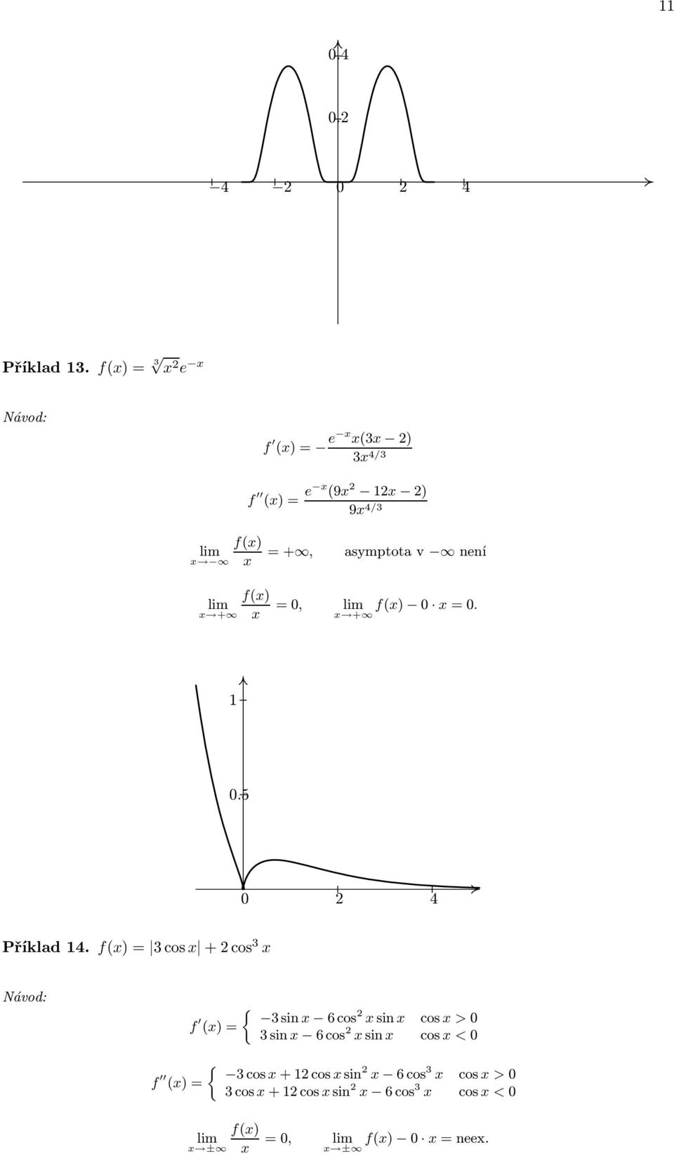 lim =0, lim 0 x =0. x + x x + 0.5 0 Příklad.