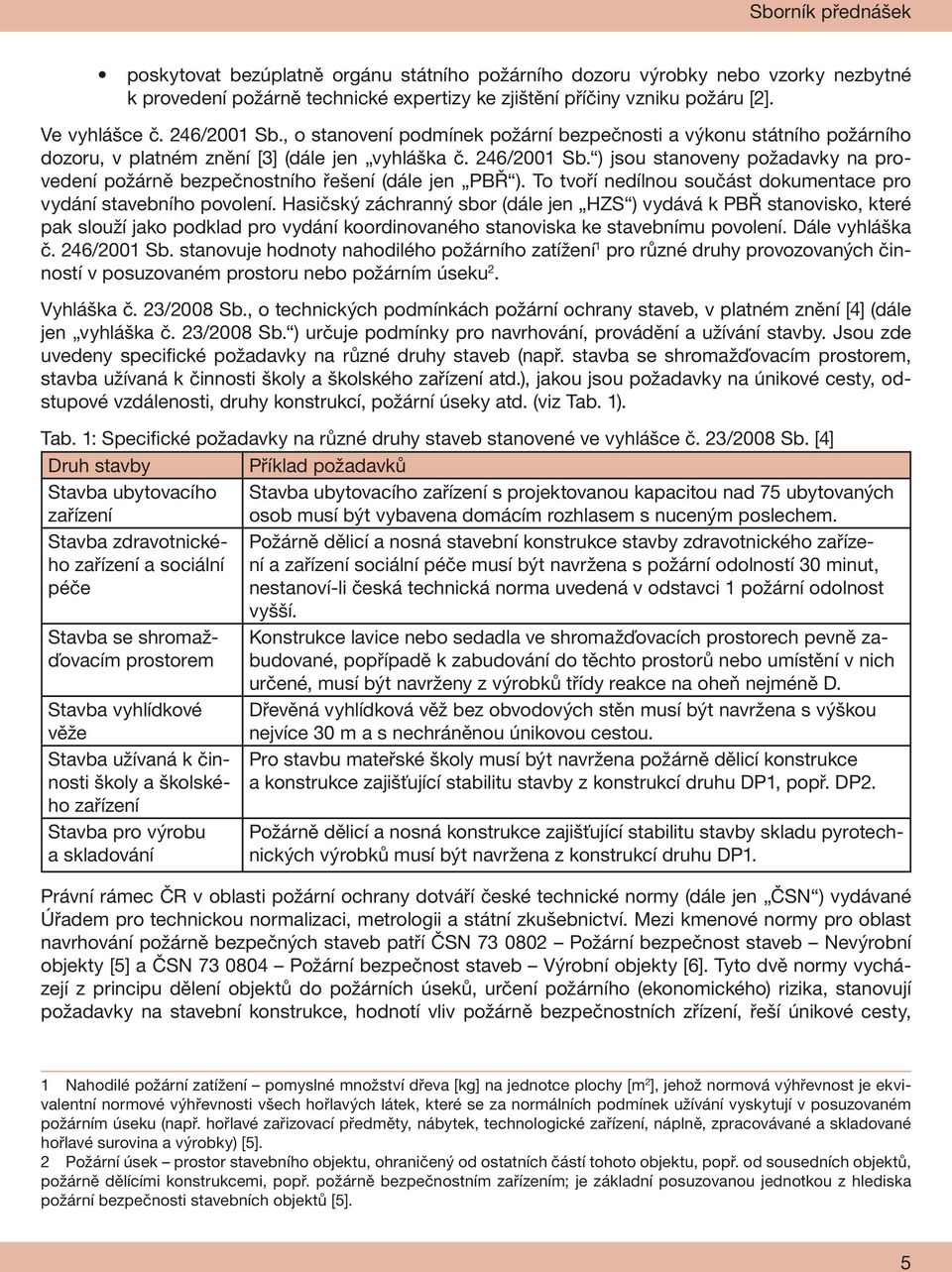) jsou stanoveny požadavky na provedení požárně bezpečnostního řešení (dále jen PBŘ ). To tvoří nedílnou součást dokumentace pro vydání stavebního povolení.