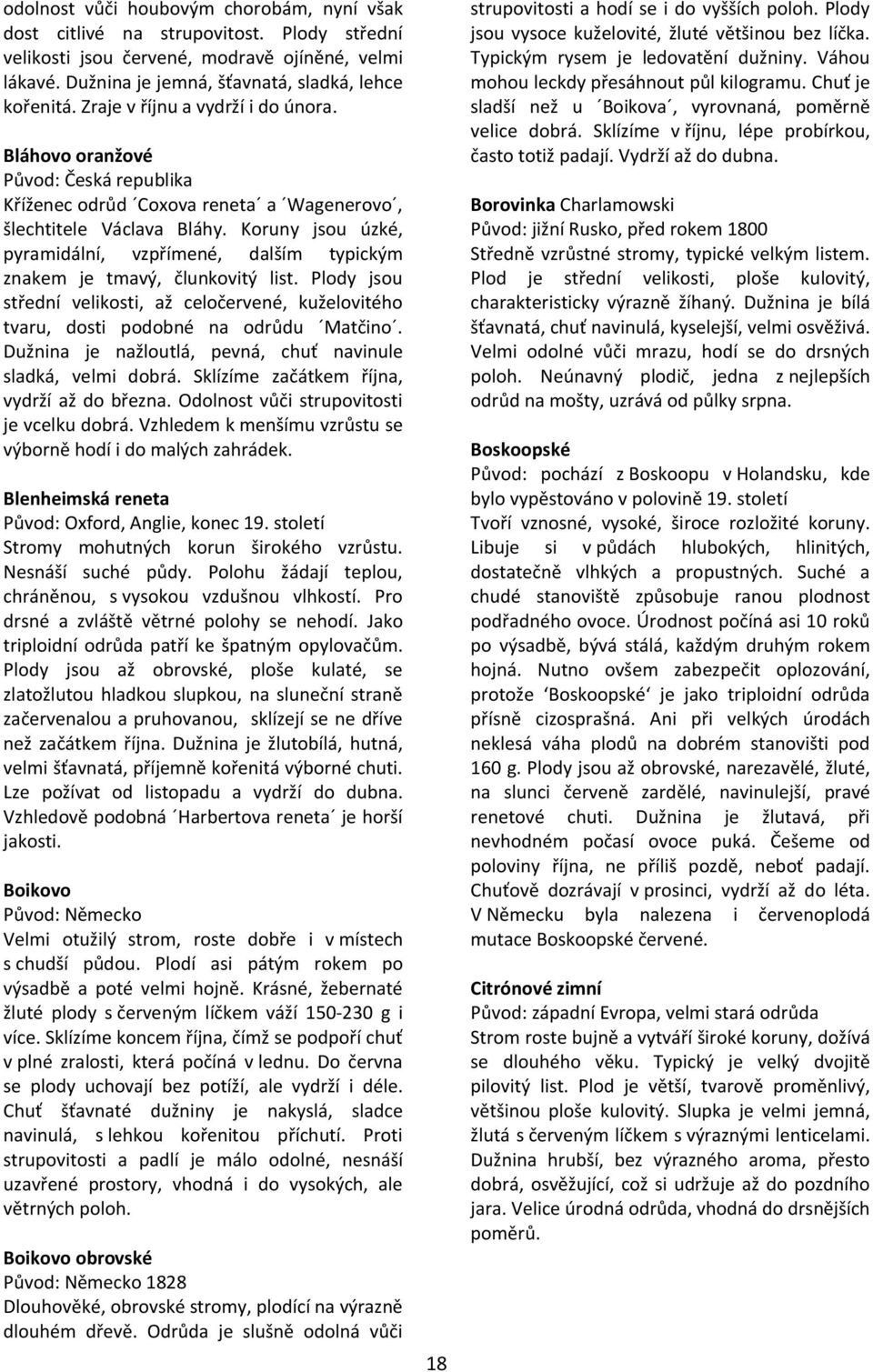 Pěstování ovocných stromů a keřů - PDF Stažení zdarma