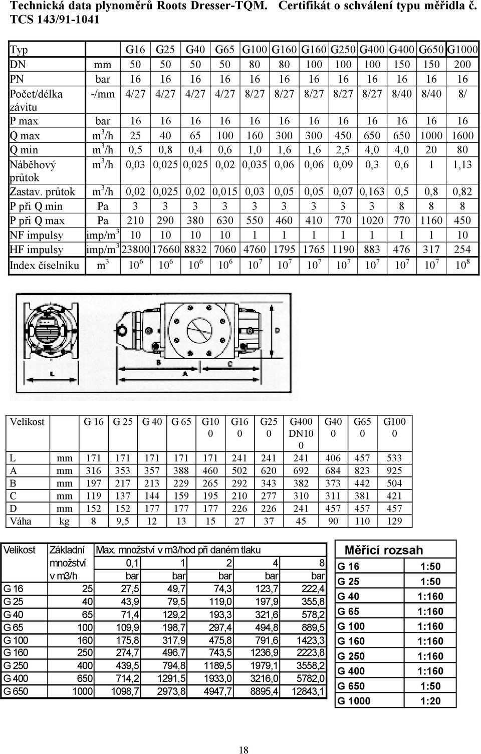 4/27 8/27 8/27 8/27 8/27 8/27 8/40 8/40 8/ závitu P max bar 16 16 16 16 16 16 16 16 16 16 16 16 Q max m 3 /h 25 40 65 100 160 300 300 450 650 650 1000 1600 Q min m 3 /h 0,5 0,8 0,4 0,6 1,0 1,6 1,6