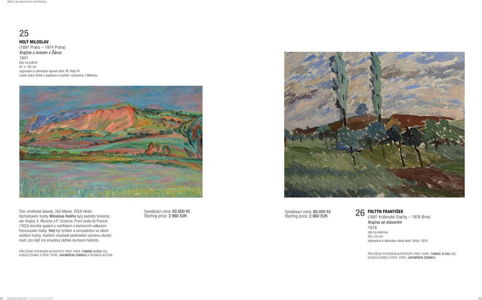Cézanna. První cesta do Francie (1923) dovršila spojení s malířským a duchovním odkazem francouzské malby.