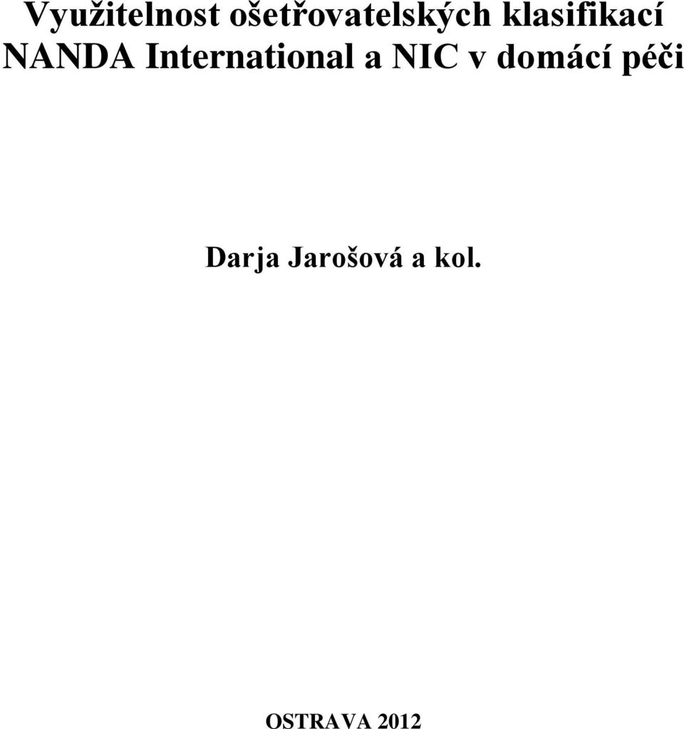 NANDA International a NIC v