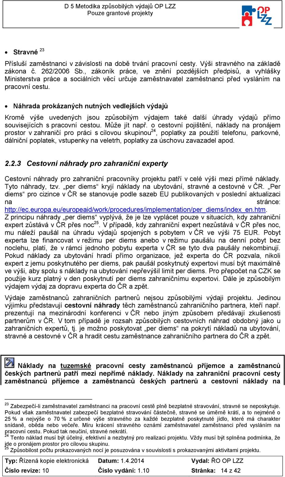 Náhrada prkázaných nutných vedlejších výdajů Krmě výše uvedených jsu způsbilým výdajem také další úhrady výdajů přím suvisejících s pracvní cestu. Může jít např.