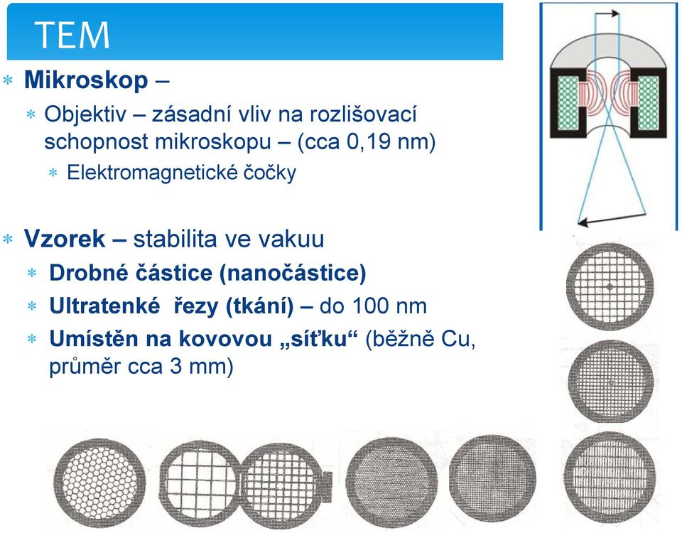 stabilita ve vakuu Drobné částice (nanočástice) Ultratenké