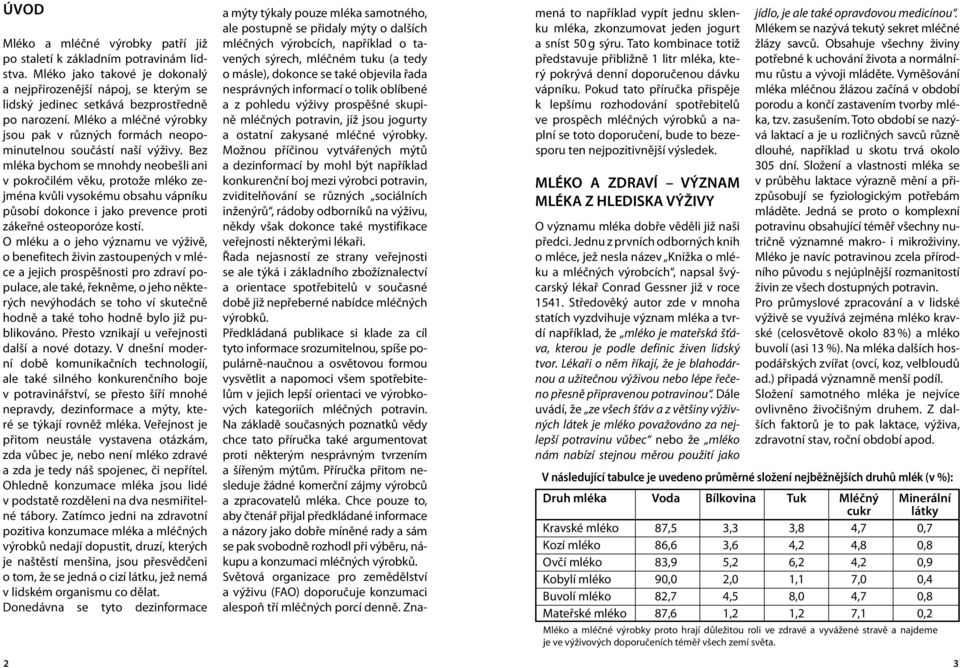 Bez mléka bychom se mnohdy neobešli ani v pokročilém věku, protože mléko zejména kvůli vysokému obsahu vápníku působí dokonce i jako prevence proti zákeřné osteoporóze kostí.