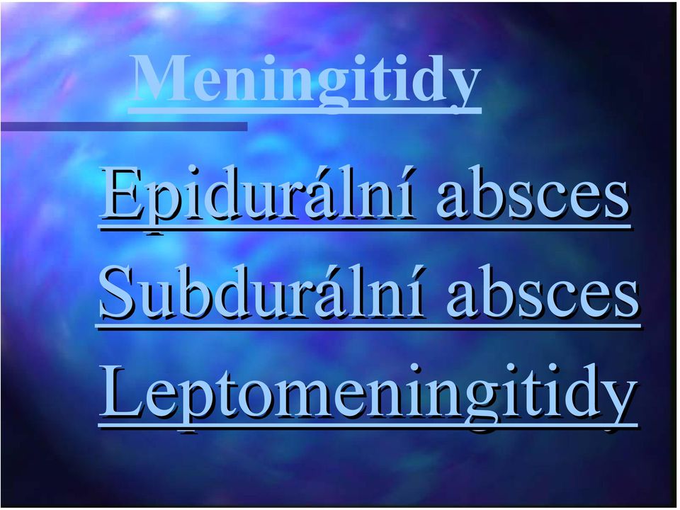 absces Subduráln