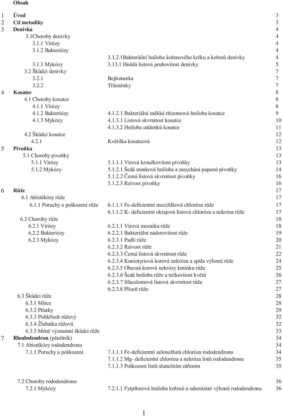 1.3 Mykózy 4.1.3.1 Listová skvrnitost kosatce 10 4.1.3.2 Hniloba oddenků kosatce 11 4.2 Škůdci kosatce 12 4.2.1 Květilka kosatcová 12 5 Pivoňka 13 5.1 Choroby pivoňky 13 5.1.1 Virózy 5.1.1.1 Virová kroužkovitost pivoňky 13 5.