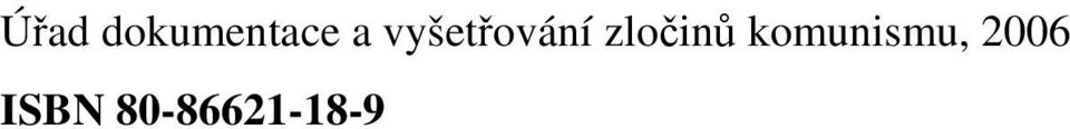 zločinů komunismu,