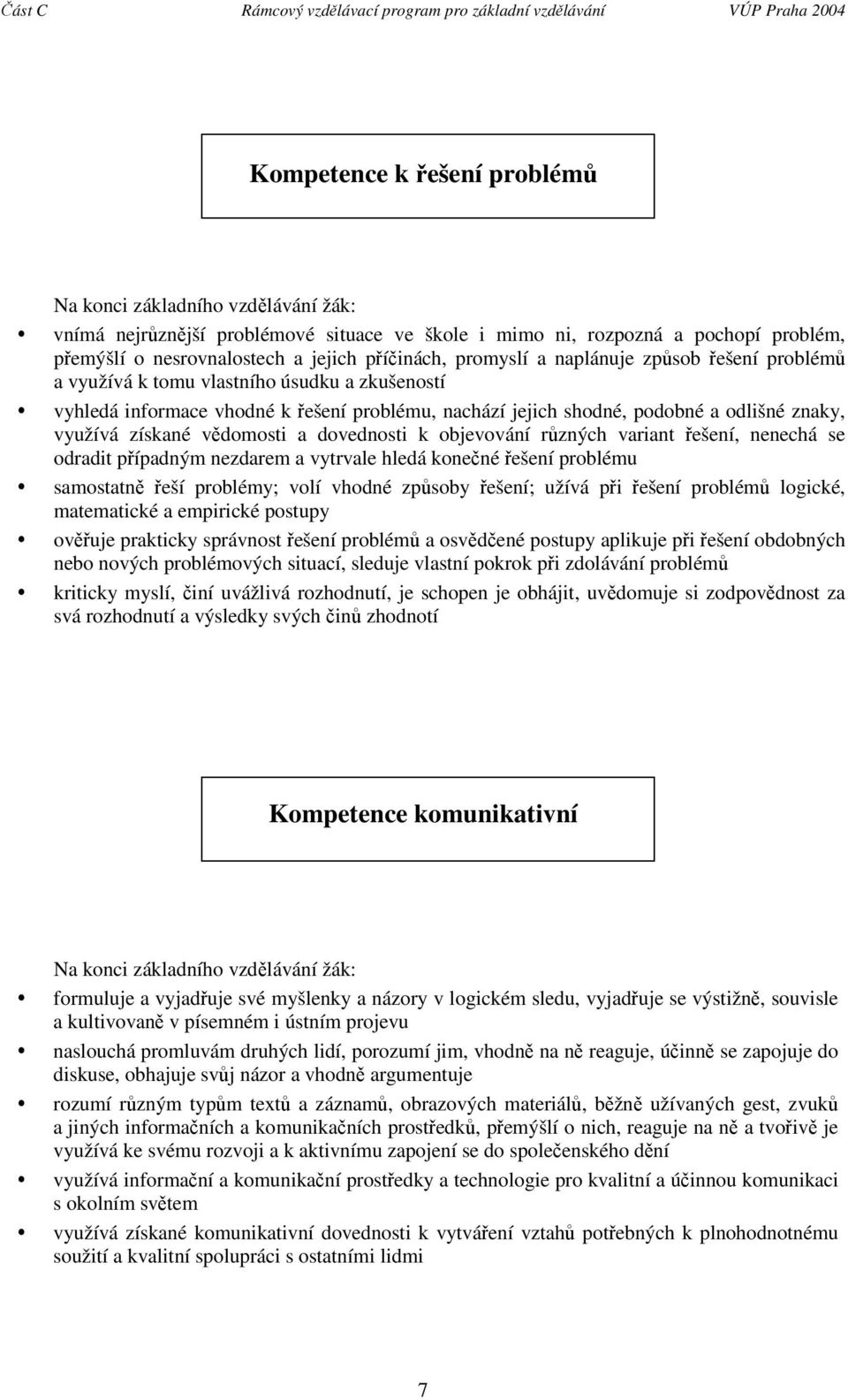 dovednosti k objevování rzných variant ešení, nenechá se odradit pípadným nezdarem a vytrvale hledá konené ešení problému samostatn eší problémy; volí vhodné zpsoby ešení; užívá pi ešení problém