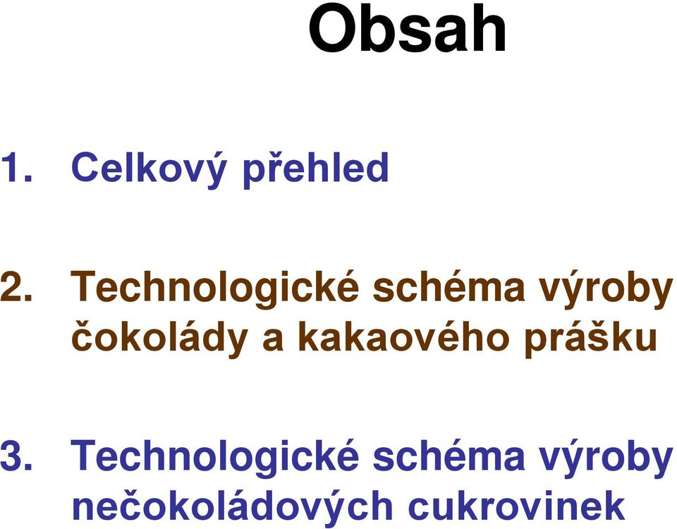 čokolády a kakaového prášku 3.