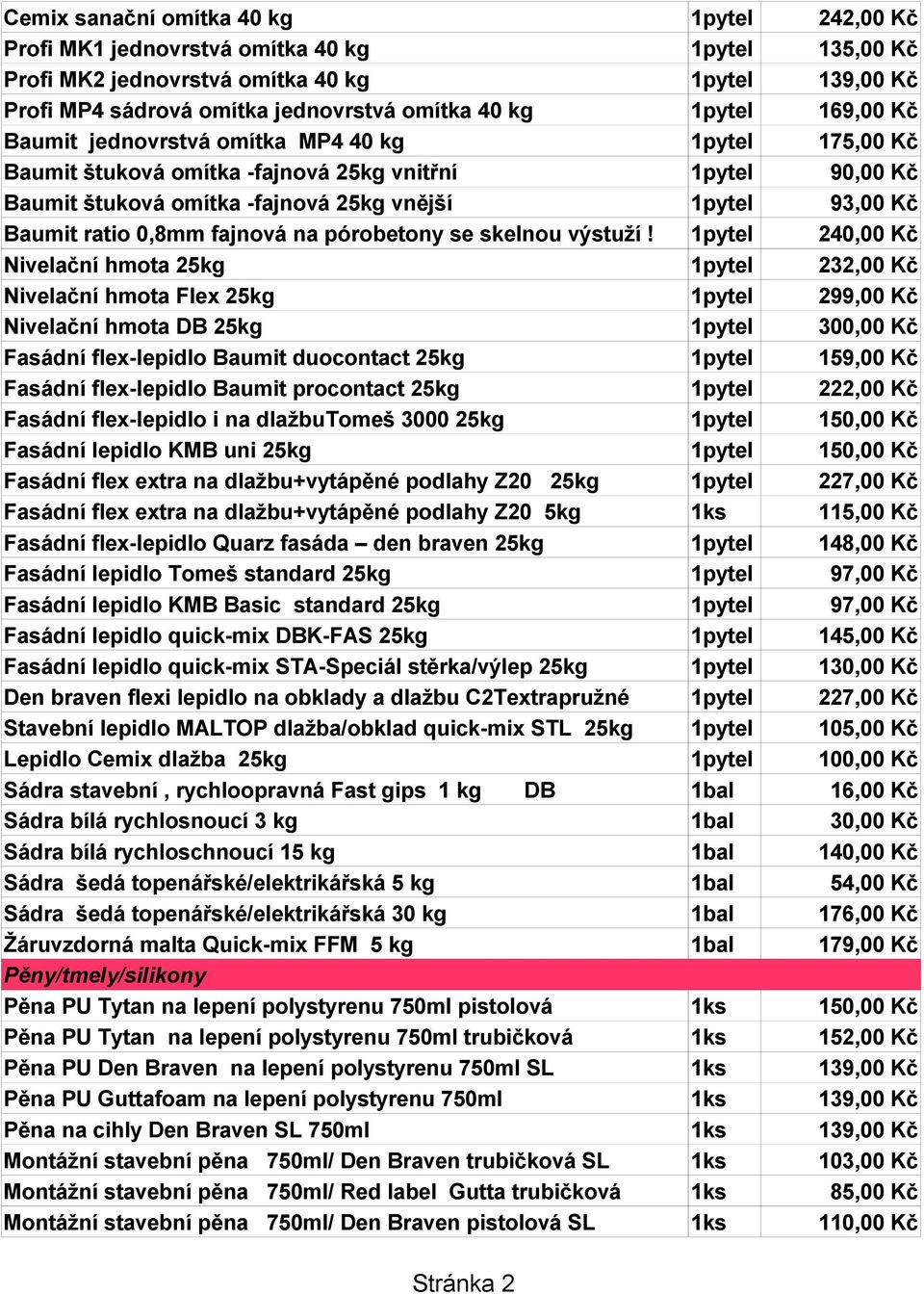 ratio 0,8mm fajnová na pórobetony se skelnou výstuží!