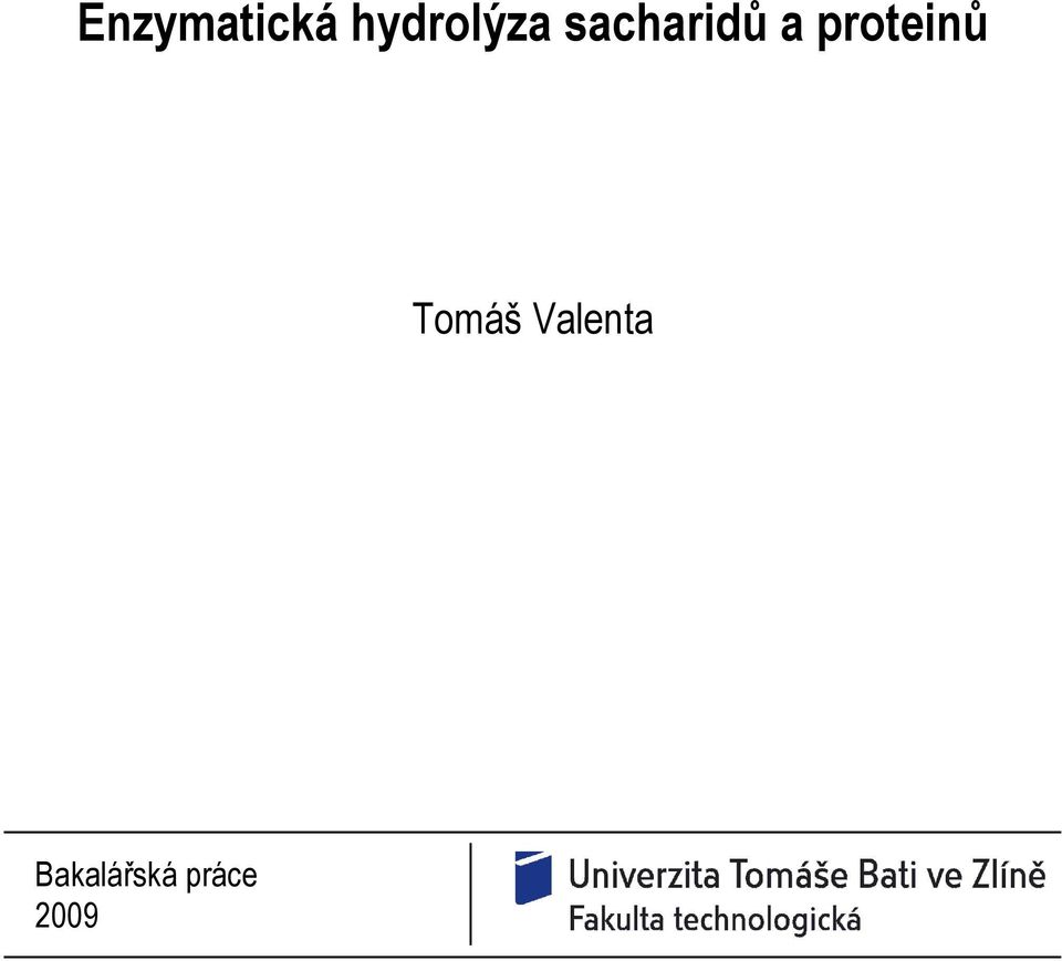 a proteinů Tomáš