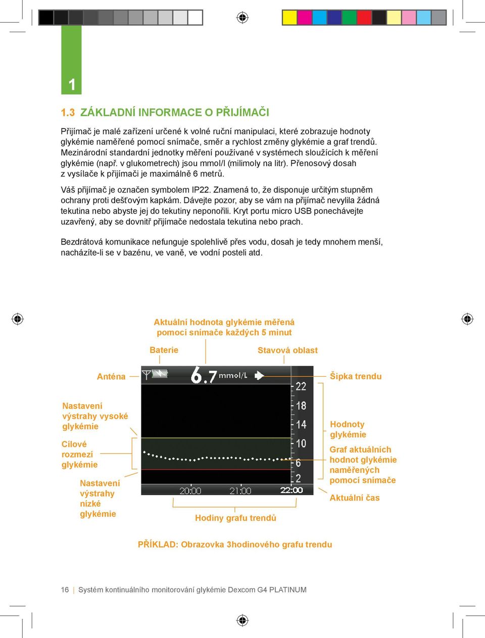 Přenosový dosah z vysílače k přijímači je maximálně 6 metrů. Váš přijímač je označen symbolem IP22. Znamená to, že disponuje určitým stupněm ochrany proti dešťovým kapkám.