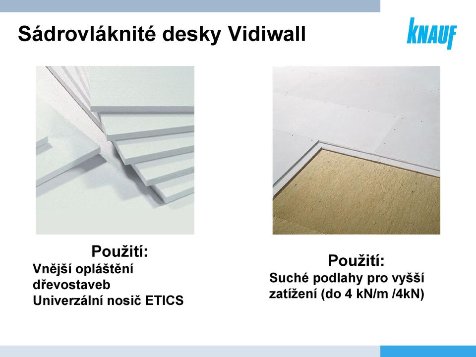 Univerzální nosič ETICS Použití: