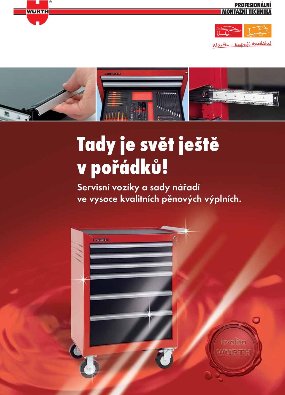 Servisní vozíky a sady