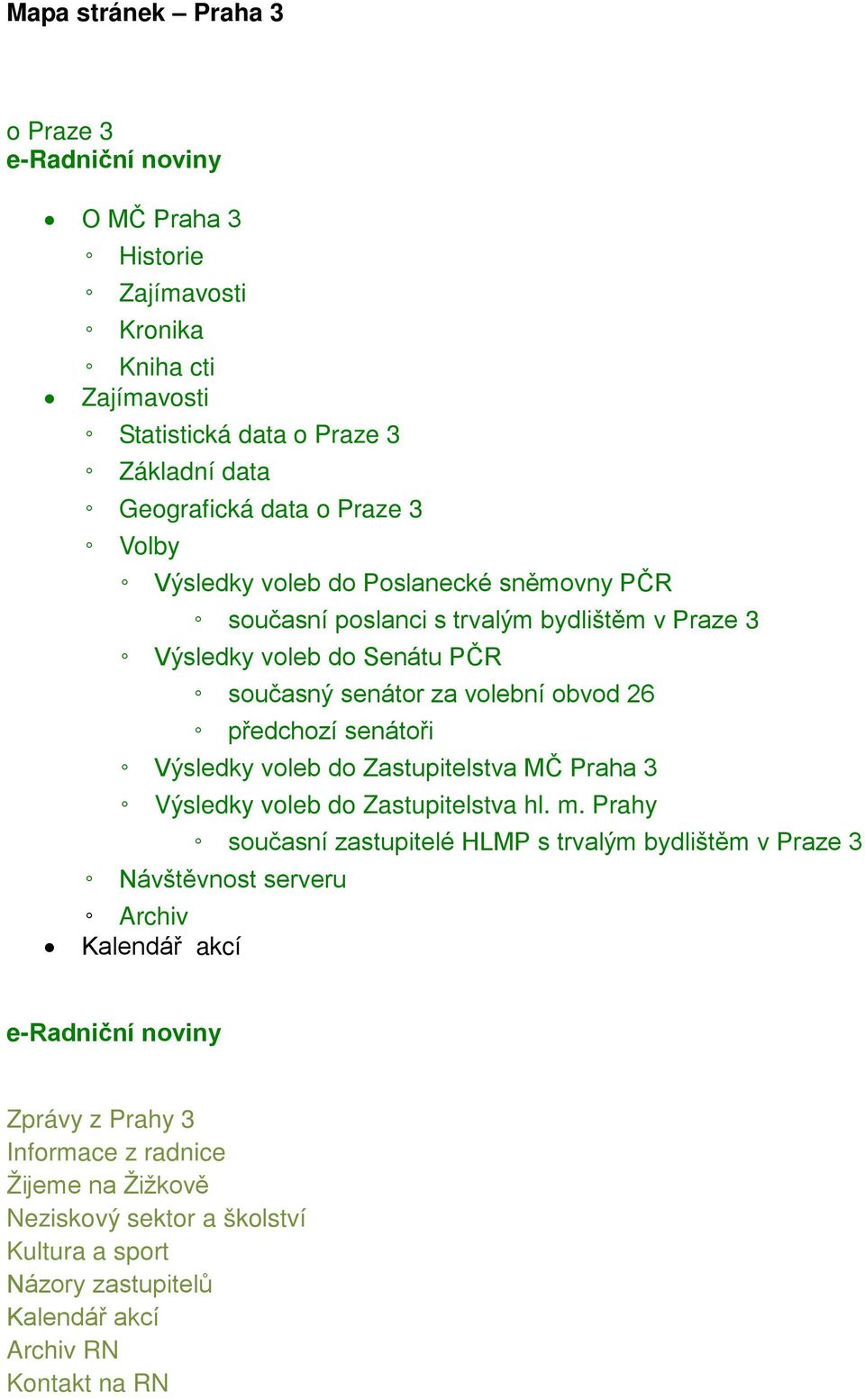 voleb do Zastupitelstva MČ Praha 3 Výsledky voleb do Zastupitelstva hl. m.