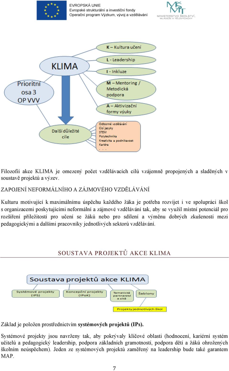 vzdělávání tak, aby se využil místní potenciál pro rozšíření příležitostí pro učení se žáků nebo pro sdílení a výměnu dobrých zkušeností mezi pedagogickými a dalšími pracovníky jednotlivých sektorů