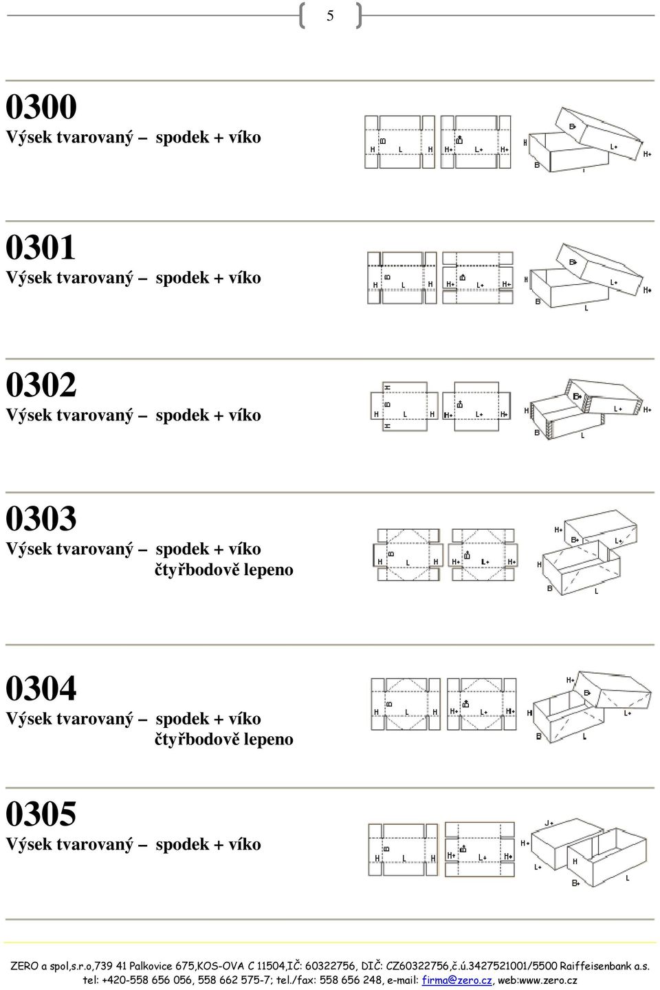 víko čtyřbodově lepeno 0304 spodek +