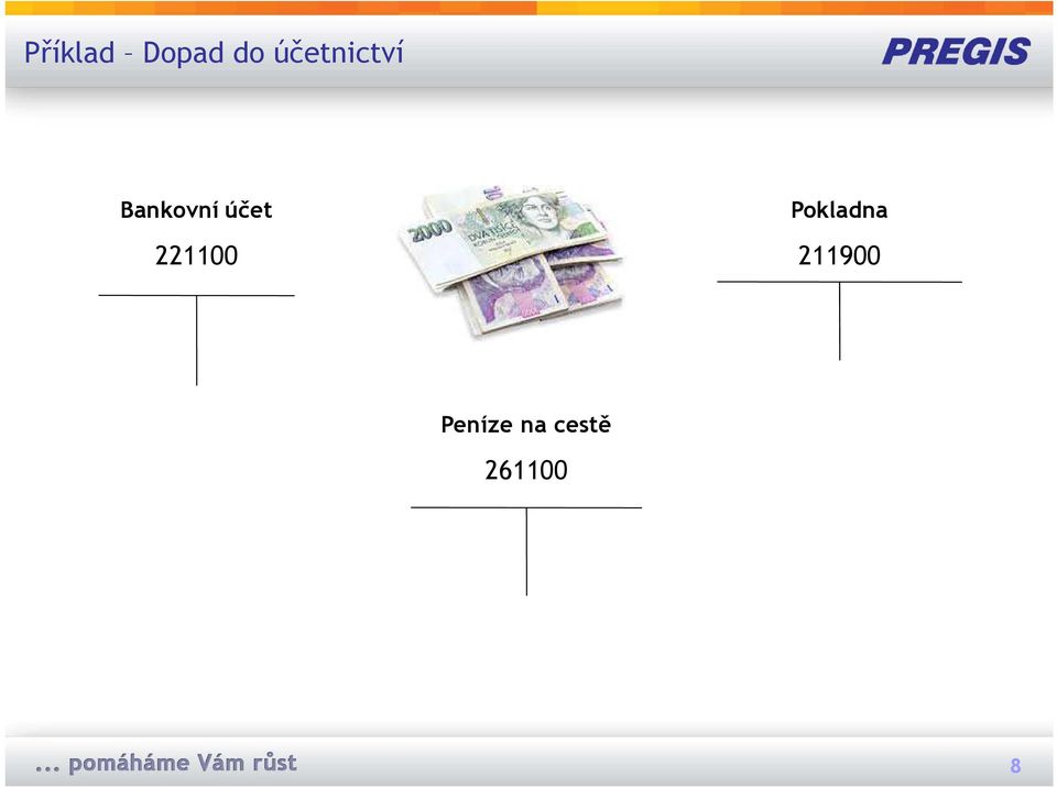 účet 221100 Pokladna