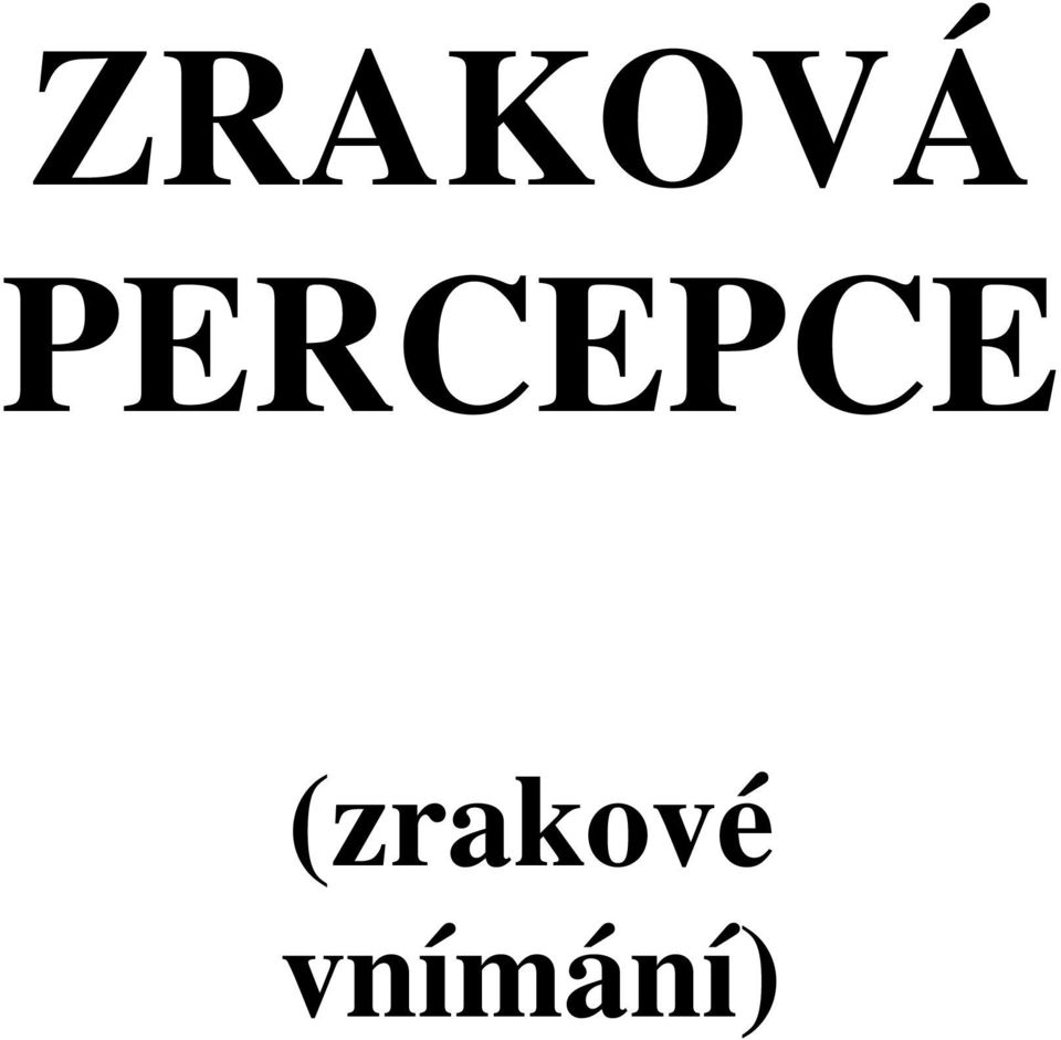 (zrakové