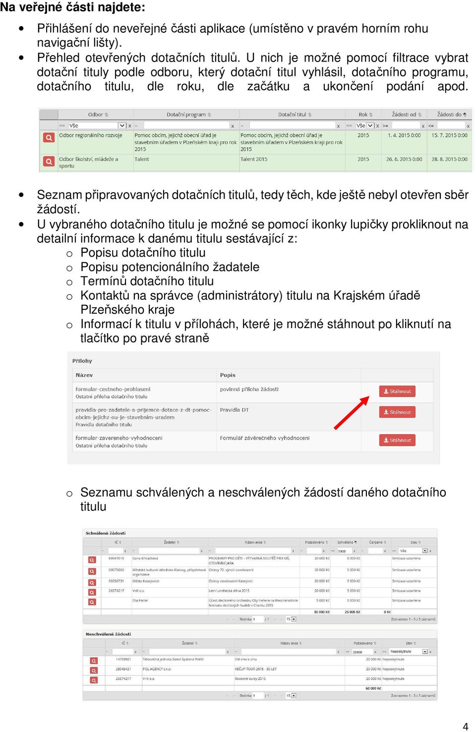 Seznam připravovaných dotačních titulů, tedy těch, kde ještě nebyl otevřen sběr žádostí.