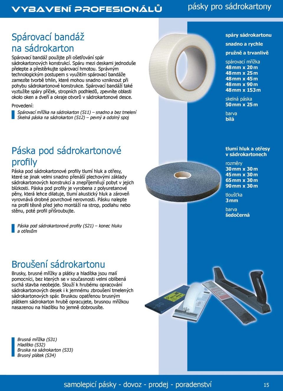 Správným technologickým postupem s využitím spárovací bandáže zamezíte tvorbě trhlin, které mohou snadno vzniknout při pohybu sádrokartonové konstrukce.