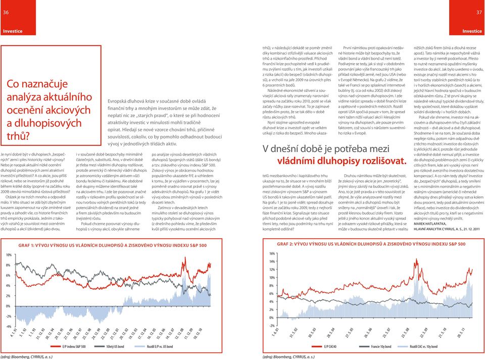 A co akcie, jsou příliš rizikové, nebo se investorům již podruhé během krátké doby (poprvé na začátku roku 2009) otevírá mimořádná růstová příležitost? Otázek je na trzích mnoho a odpovědí málo.