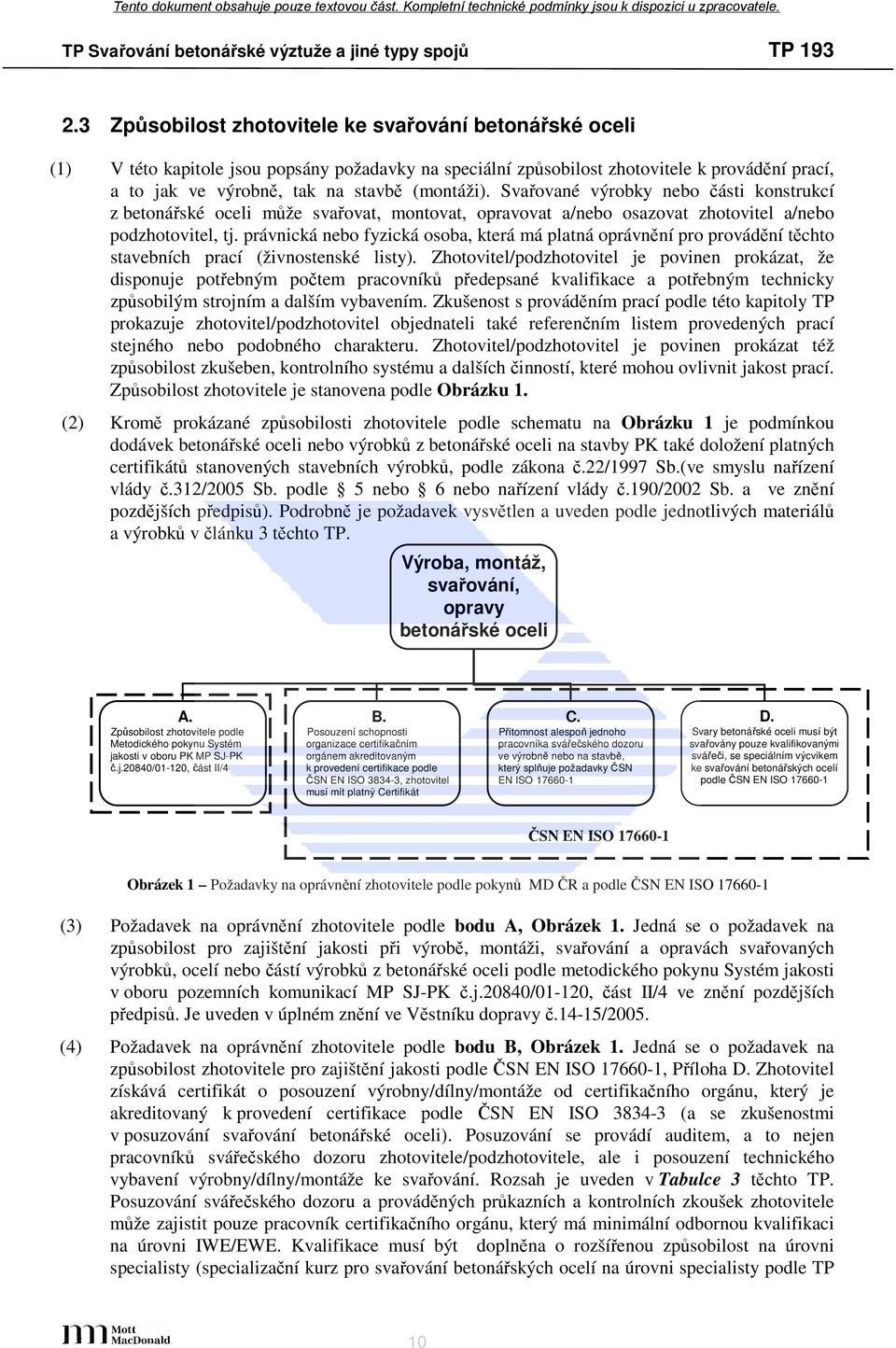 právnická nebo fyzická osoba, která má platná oprávnění pro provádění těchto stavebních prací (živnostenské listy).