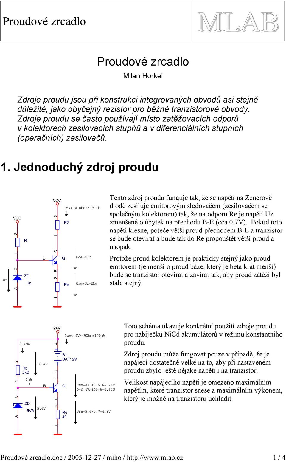 Proudové zrcadlo. Milan Horkel - PDF Stažení zdarma