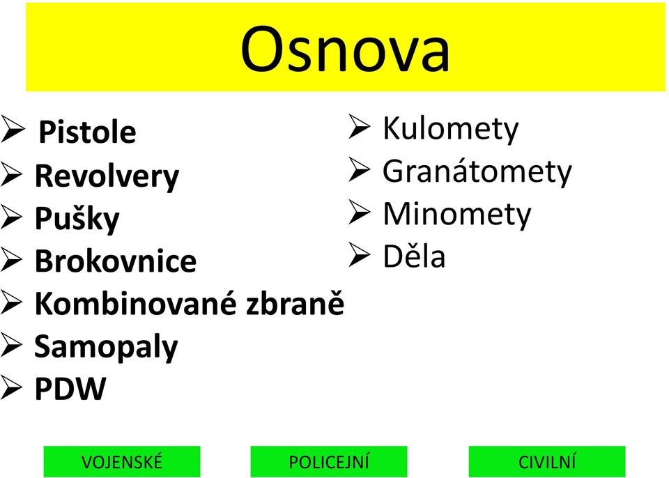 Brokovnice Děla Kombinované