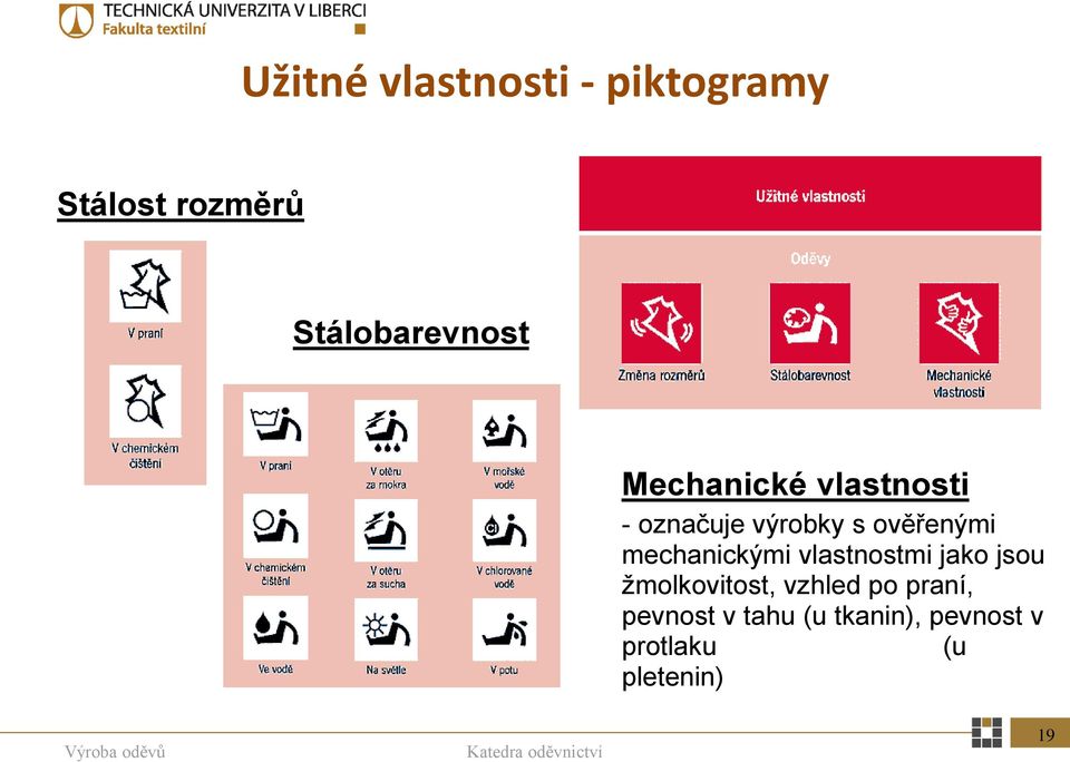 ověřenými mechanickými vlastnostmi jako jsou žmolkovitost,