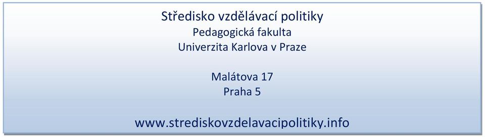 Karlova v Praze Malátova 17 Praha