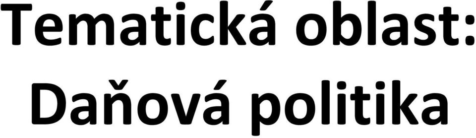 Daňová